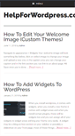 Mobile Screenshot of helpforwordpress.com